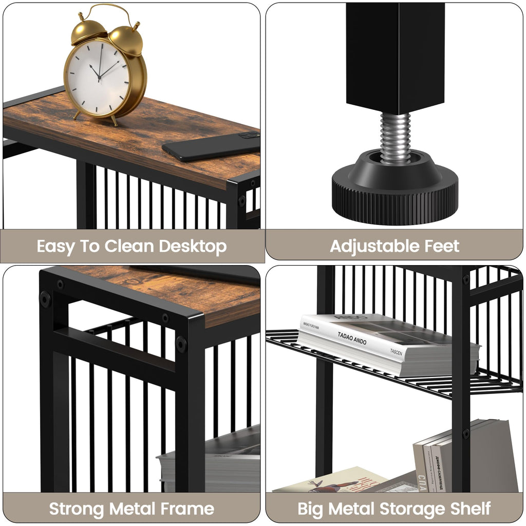 3-Tier Narrow Side Table Set of 2 K54038