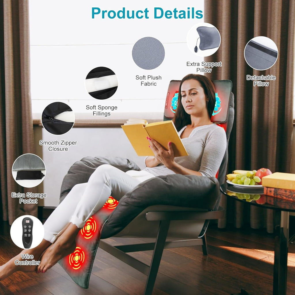 Full Body Massage Mat with Heat Y55016