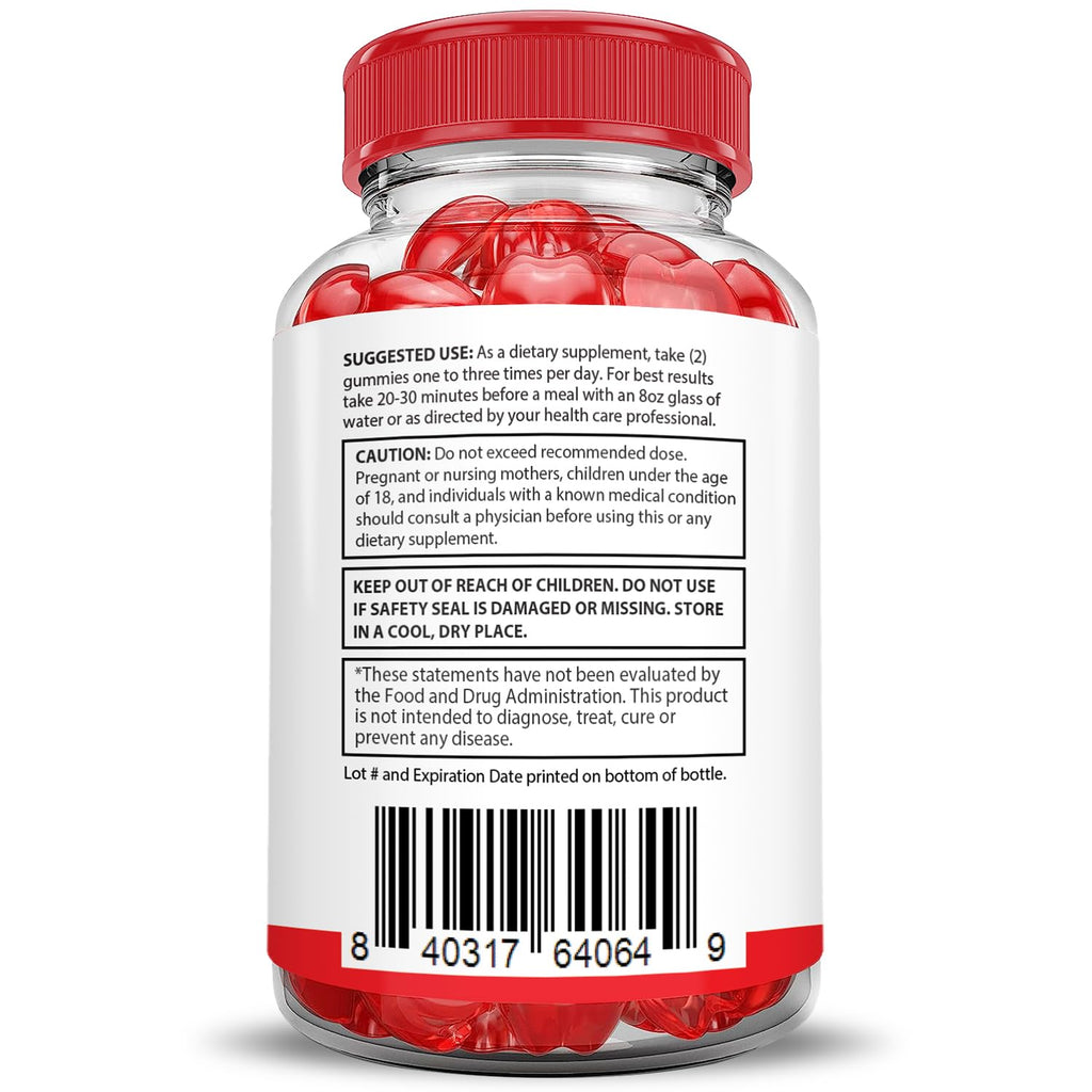 2000MG Beet Juice ACV Pomegranate B12 Vegan Non GMO Gummies R890246
