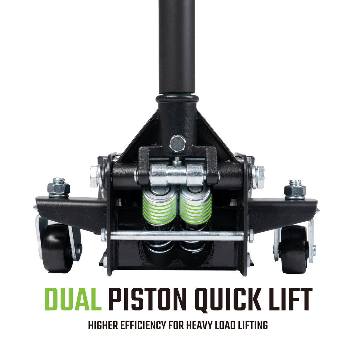 Heavy-Duty 3-Ton Low Profile Hydraulic Floor Jack Steel Dual Piston Pump C7012