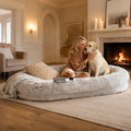 Grey Human Dog Bed 71''x45''x12'' L36146