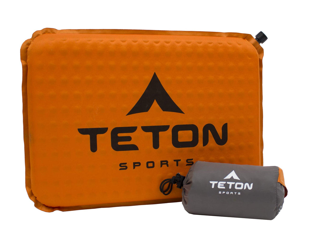 Orange Inflatable Camping Seat Cushion X186