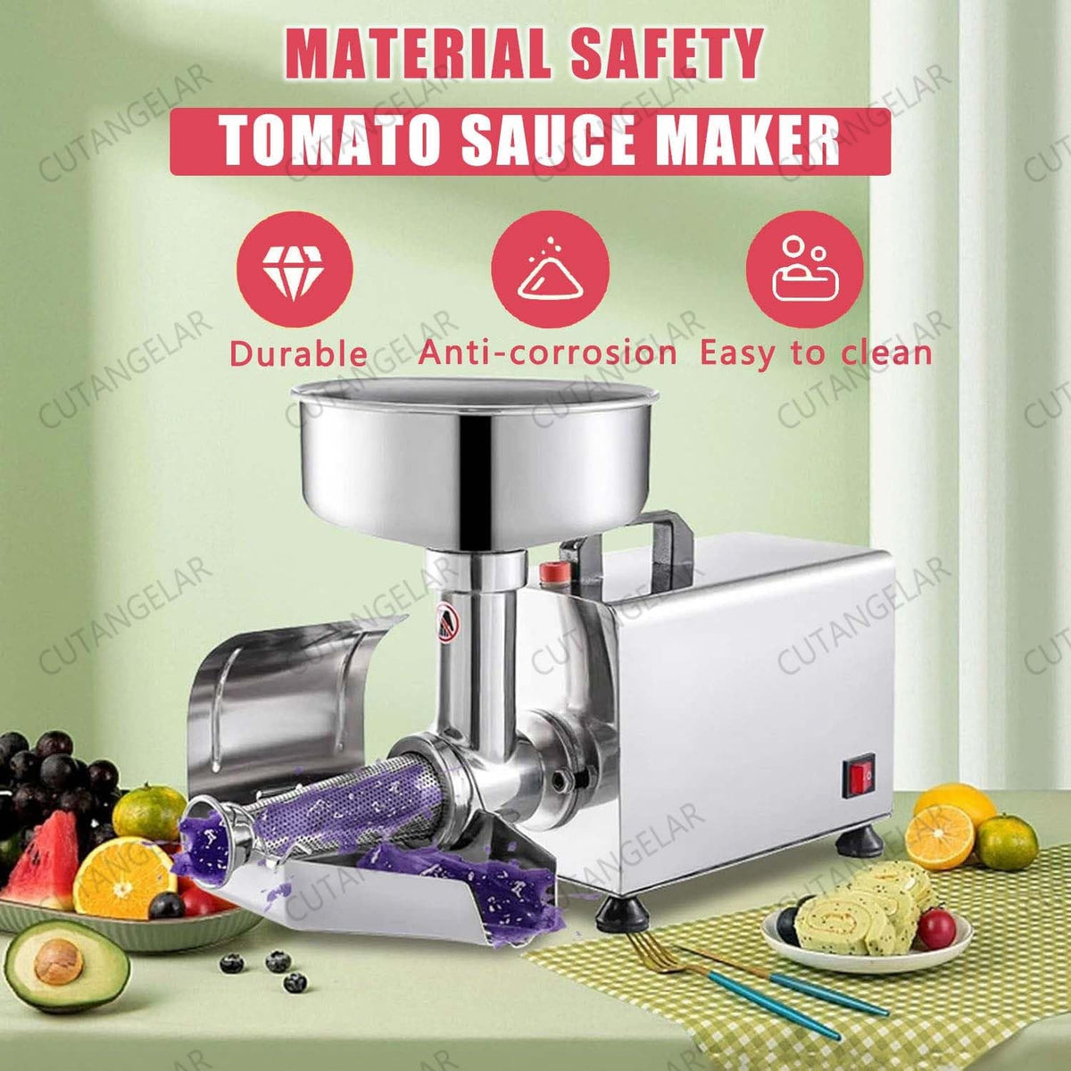 450W Stainless Steel Electric Sauce Strainer M7168