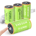 Rechargeable Lithium D Batteries 4 Pack X8702