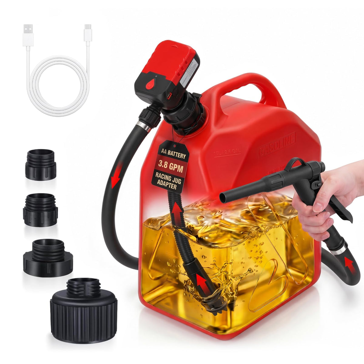 Portable Gas Can Fuel Pump F989276