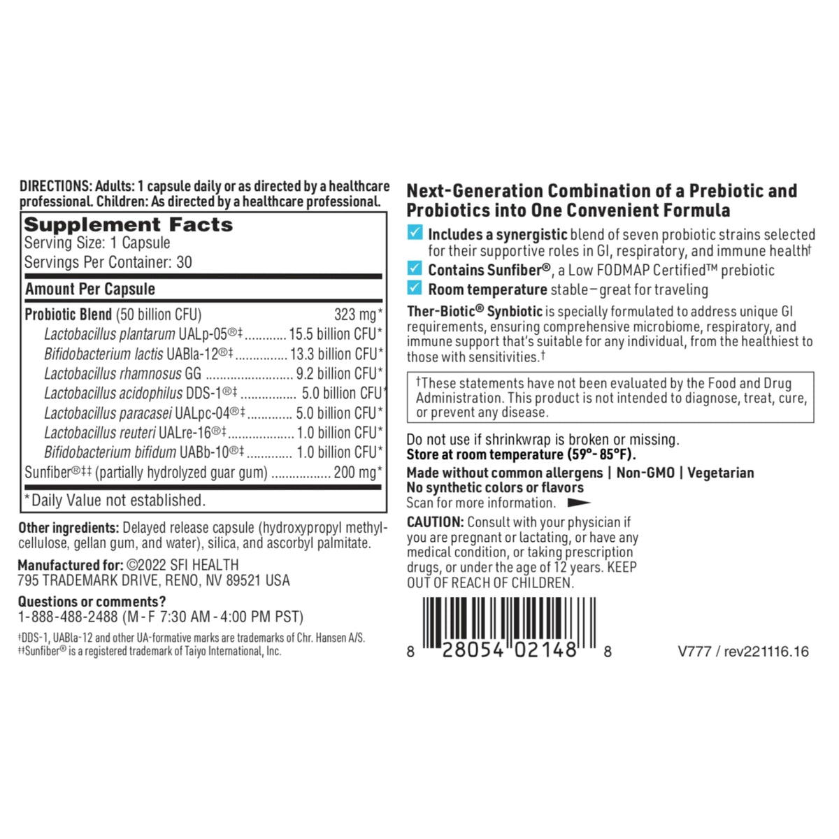 30 Count Probiotic E315531