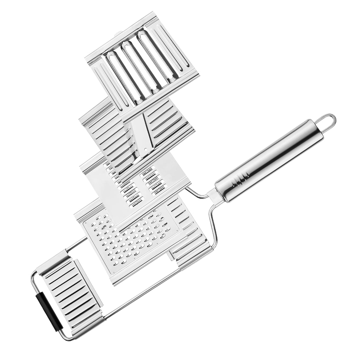 4 in 1 Stainless Steel Vegetable Chopper Grater and Slicer Set R455239