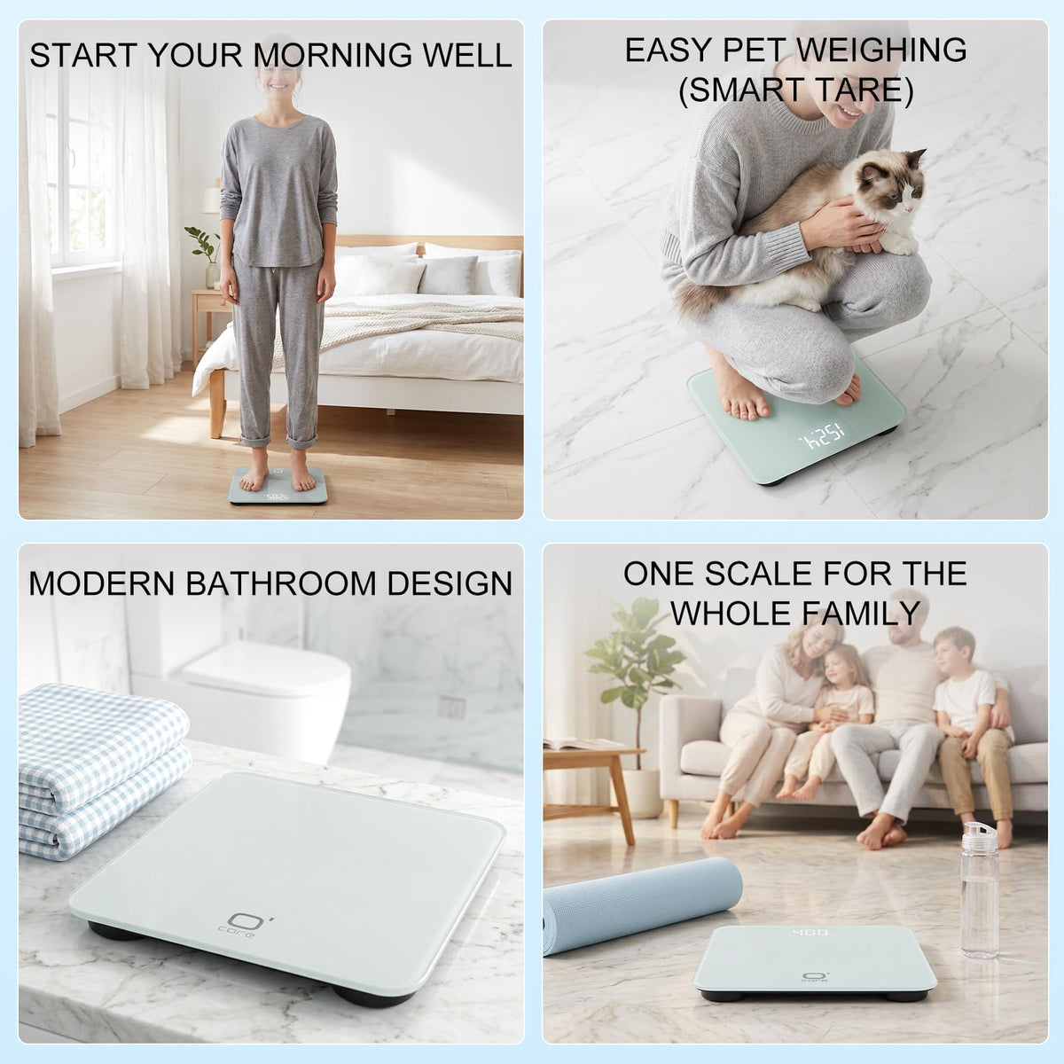 Digital Bathroom Scale LED Display N19636