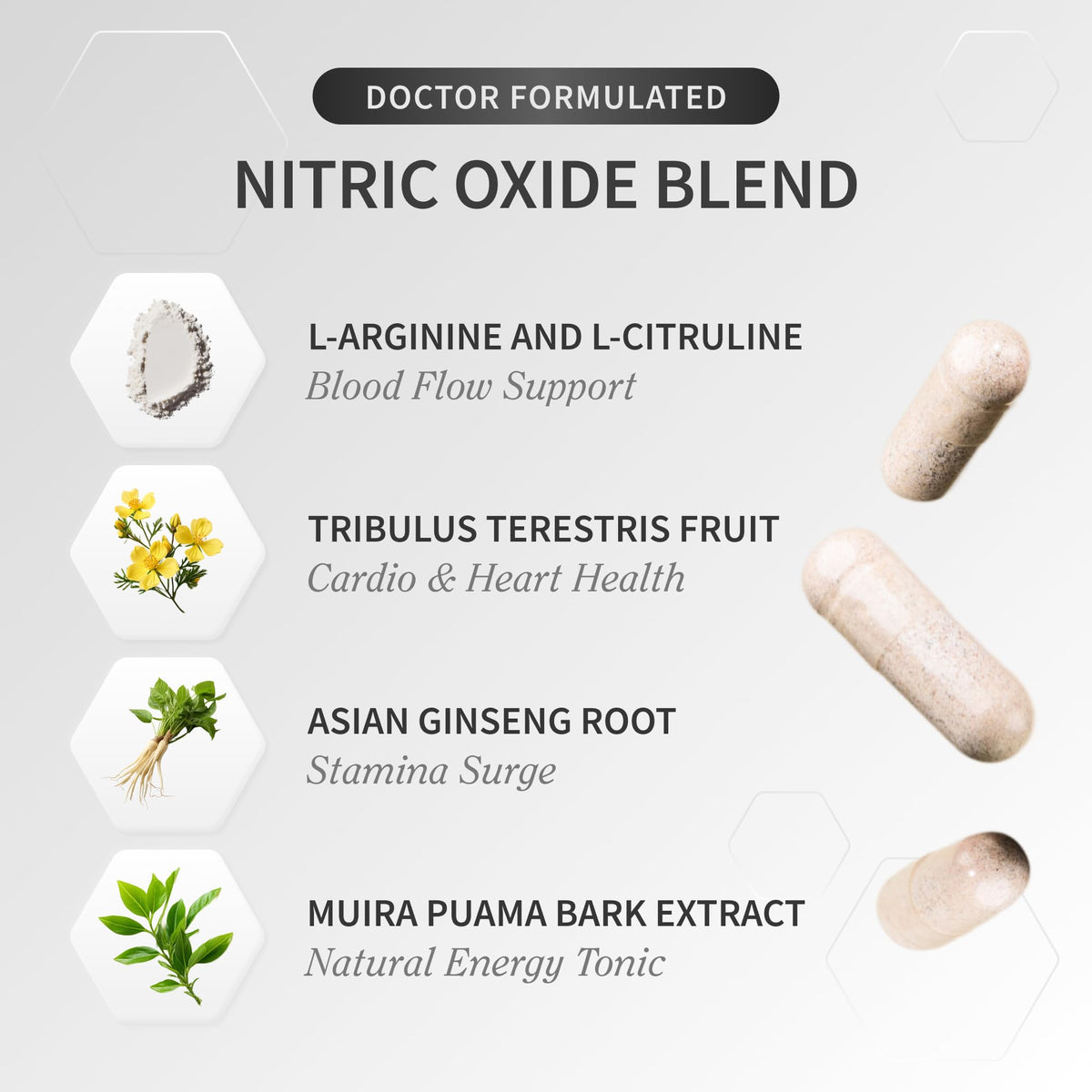 Nitric Oxide Beet Root Soft Chews + Booster Bundle, 60 Soft Chews + 90 Capsules T657
