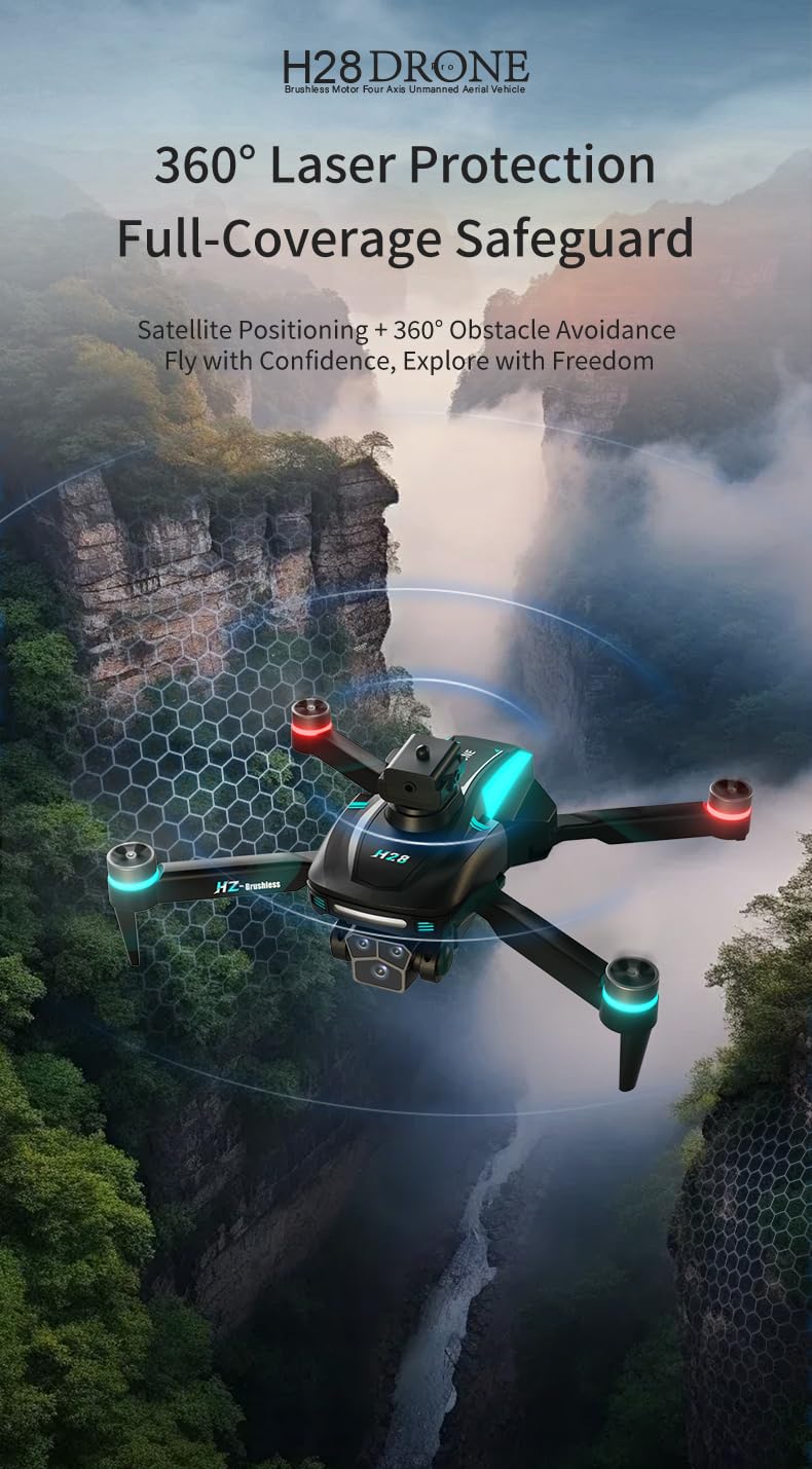 Foldable 1080P Camera Drone with 2 Batteries Y3367