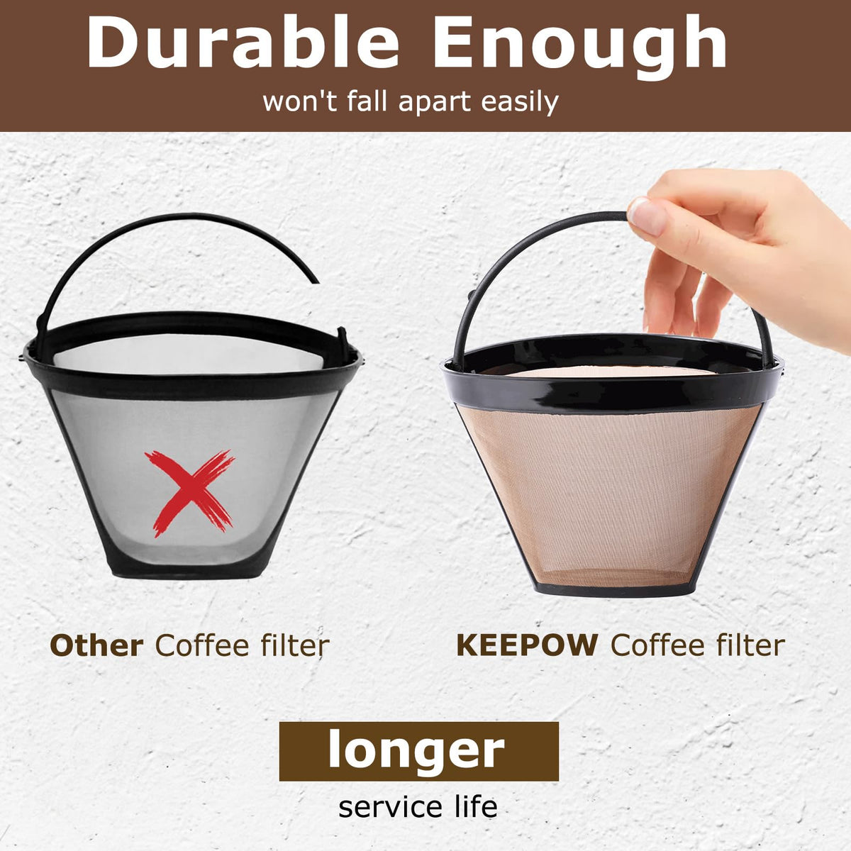Reusable Coffee Filter 8-12 Cup B4677