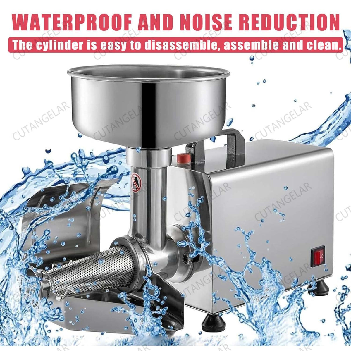450W Stainless Steel Electric Sauce Strainer M7168