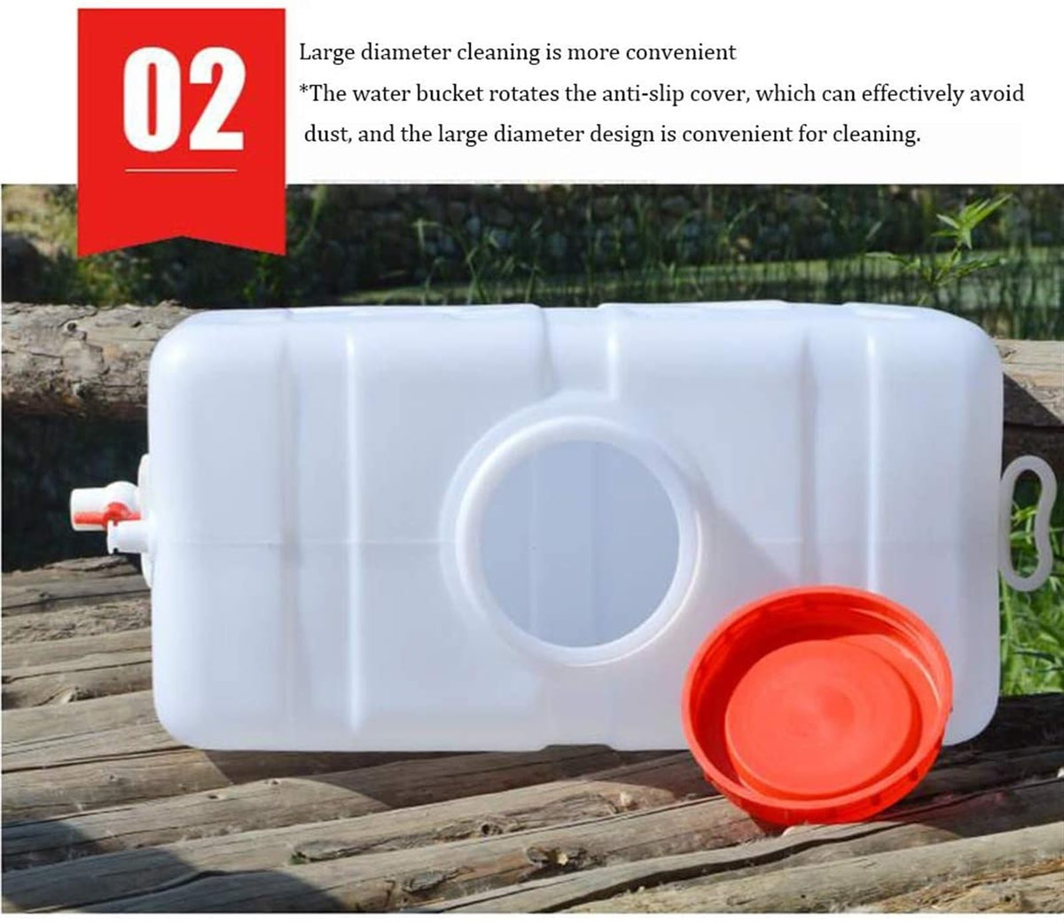 Camping Water Storage Bucket with Faucet I78807