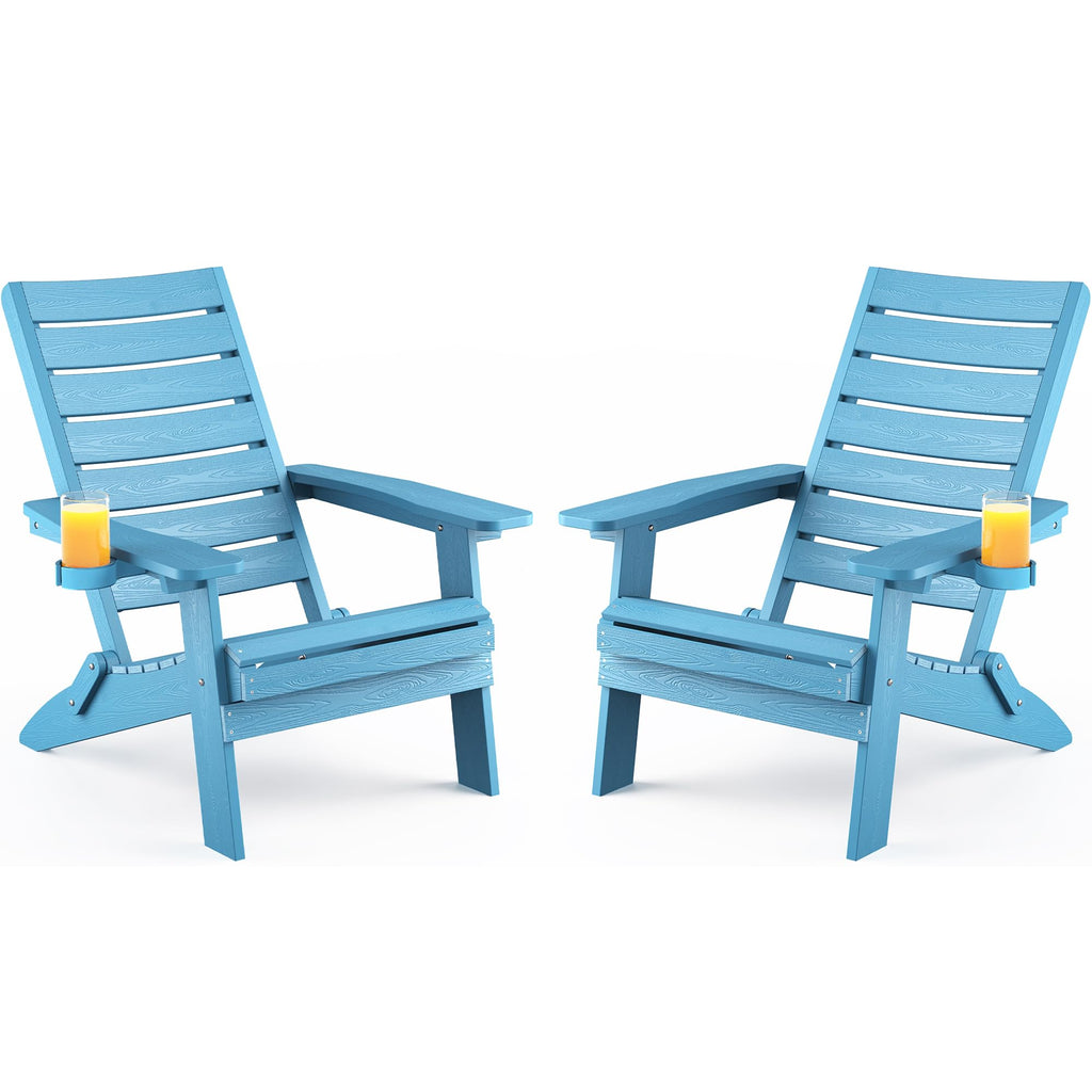 Blue Adirondack Chair Set of 2 P447