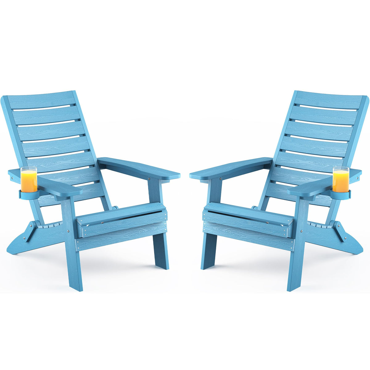 Blue Adirondack Chair Set of 2 P447