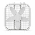 20 Inch Portable Box Fan with 3 Speeds, White B463