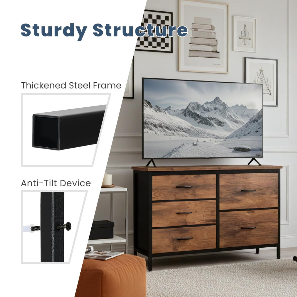 5 Drawer TV Stand P44403