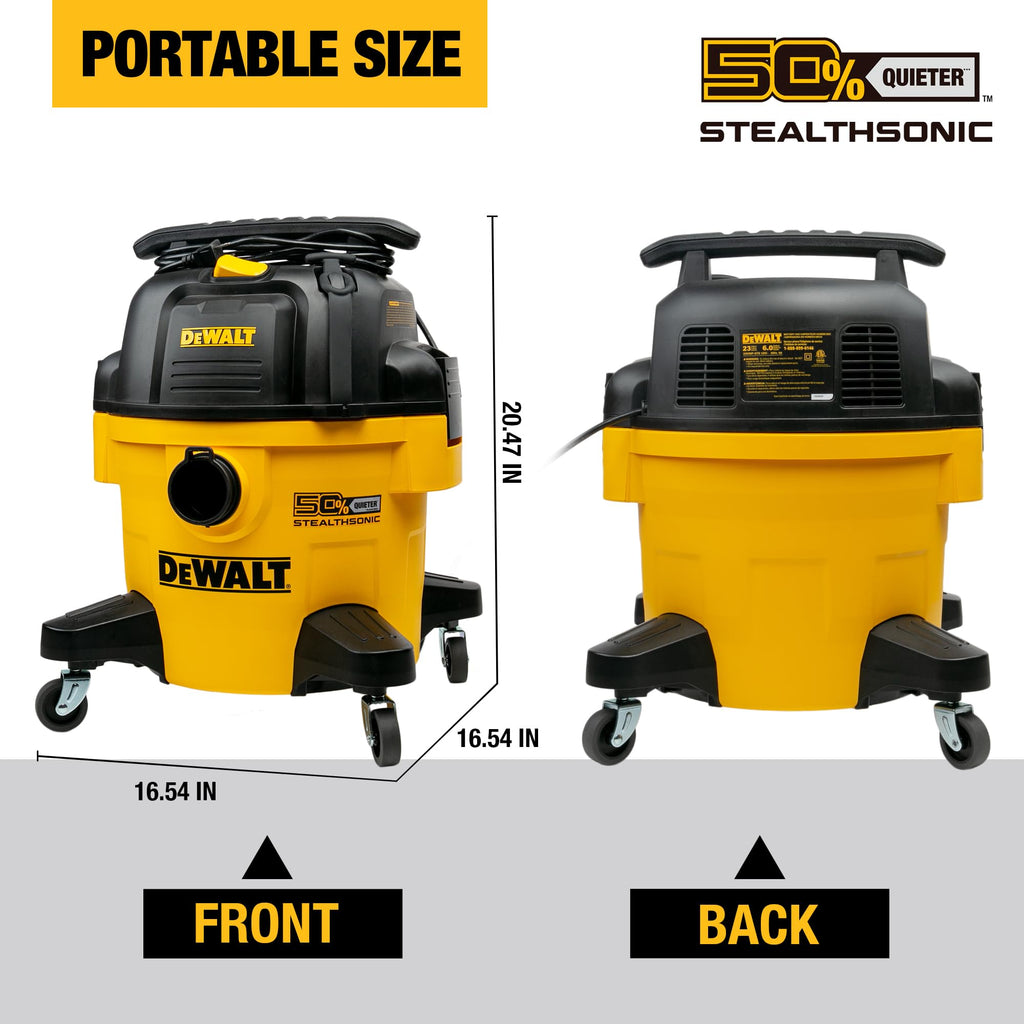 6 Gal 5 HP Quiet Wet and Dry Shop Vacuum R4202