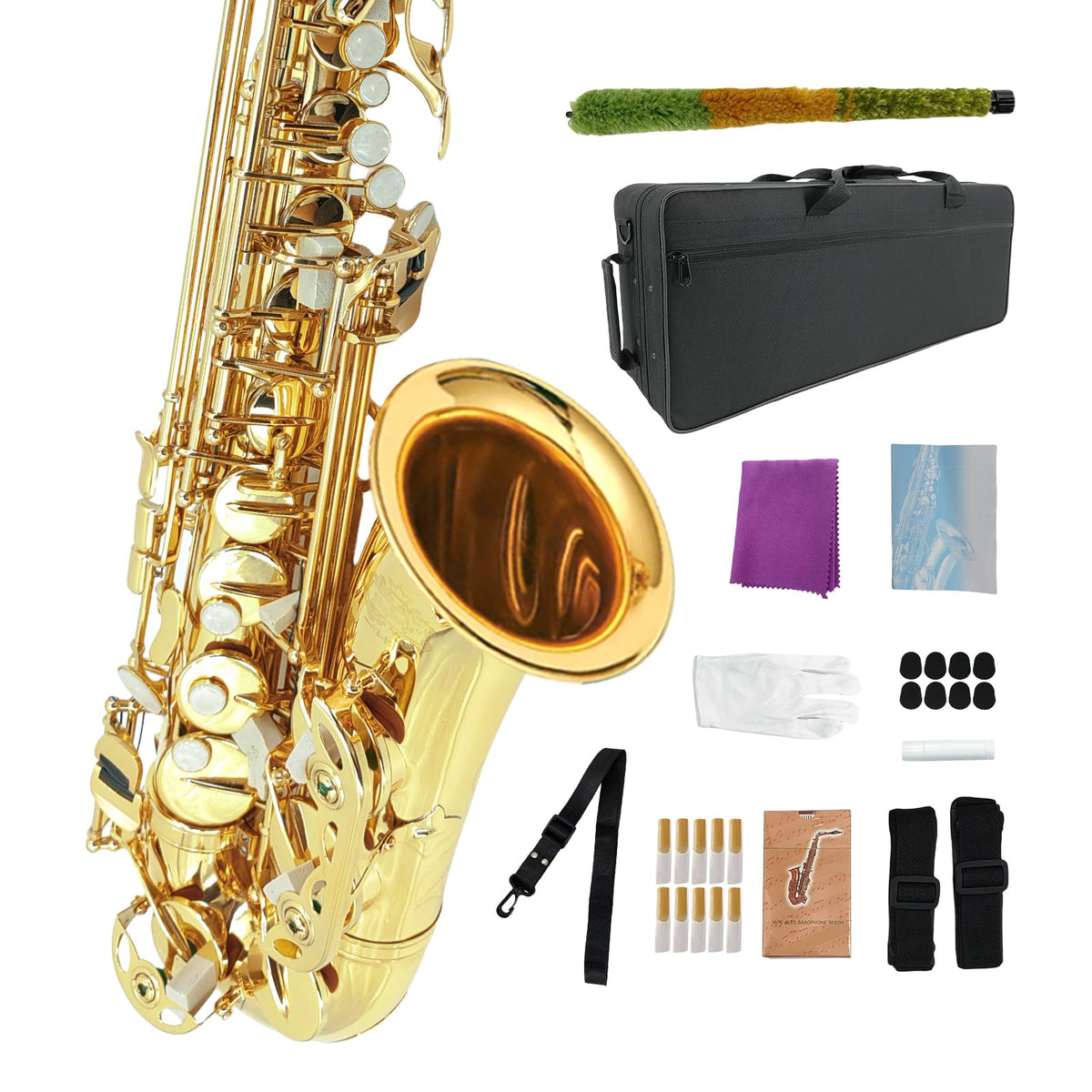 Eb Alto Saxophone Full Kit with Carrying Case C707328