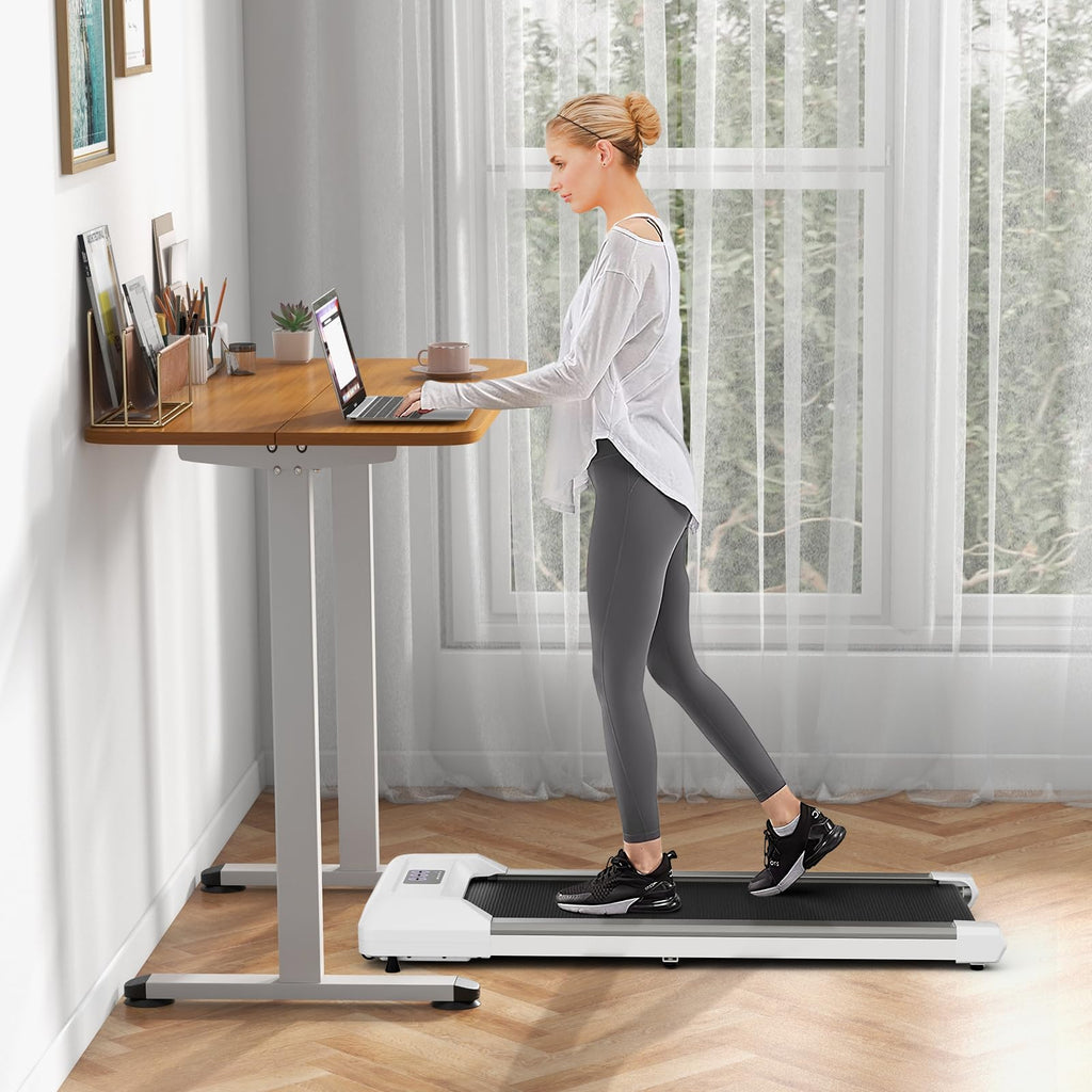 Under Desk Treadmill 265 lbs Capacity Portable 2 in 1 I232416
