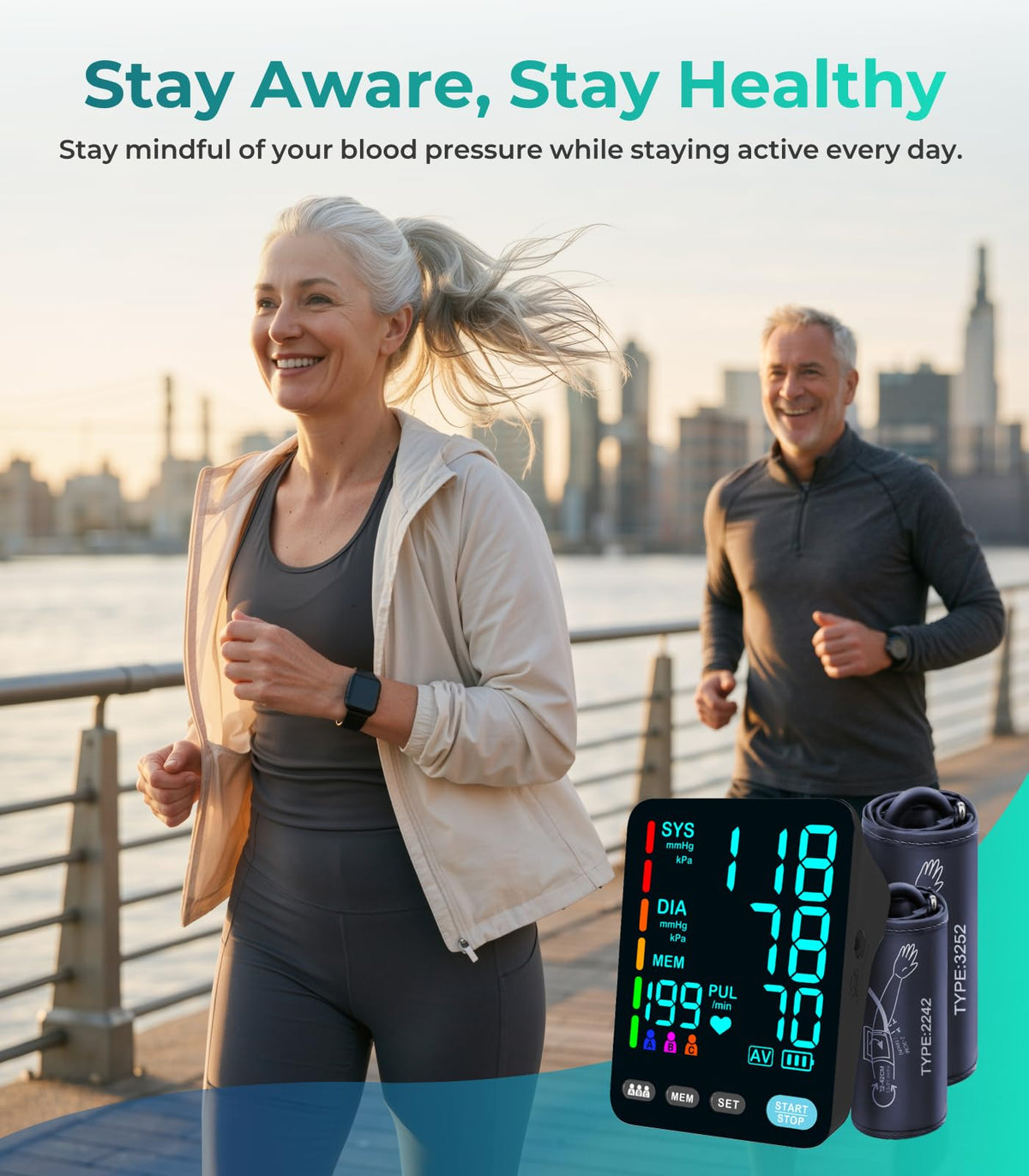 Automatic Upper Arm Blood Pressure Monitor, Black W9174