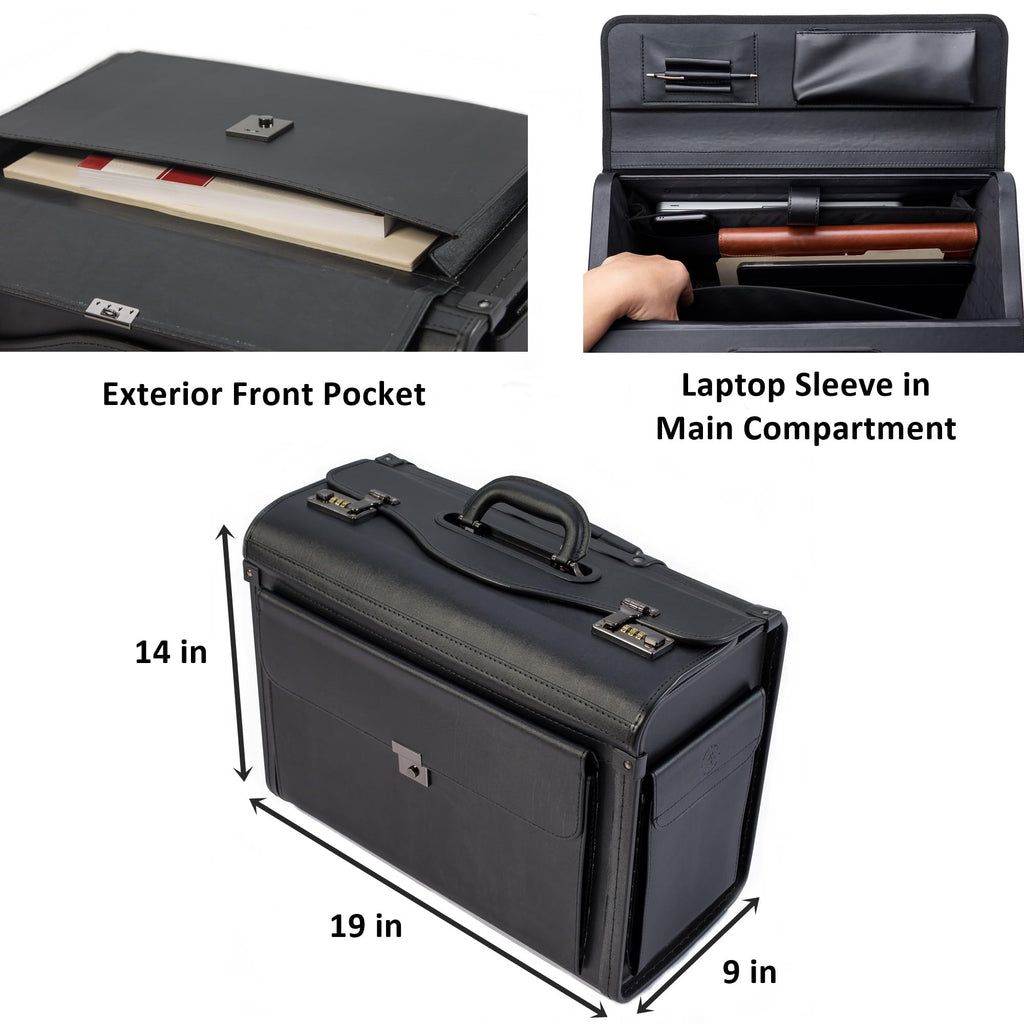 Wheeled Briefcase Rolling Case V690