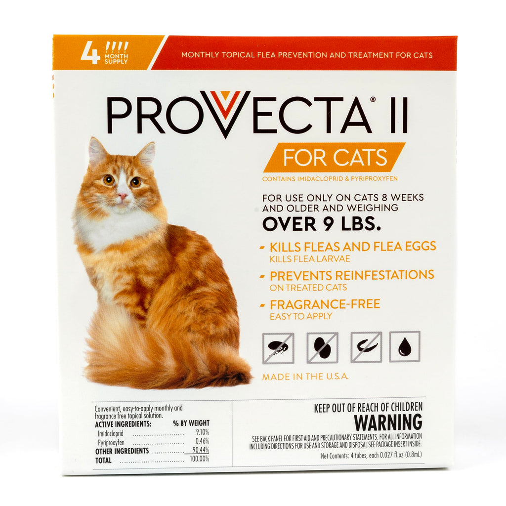 Flea Treatment for Large Cats Over 9 lbs, 4-Month Supply Q882093