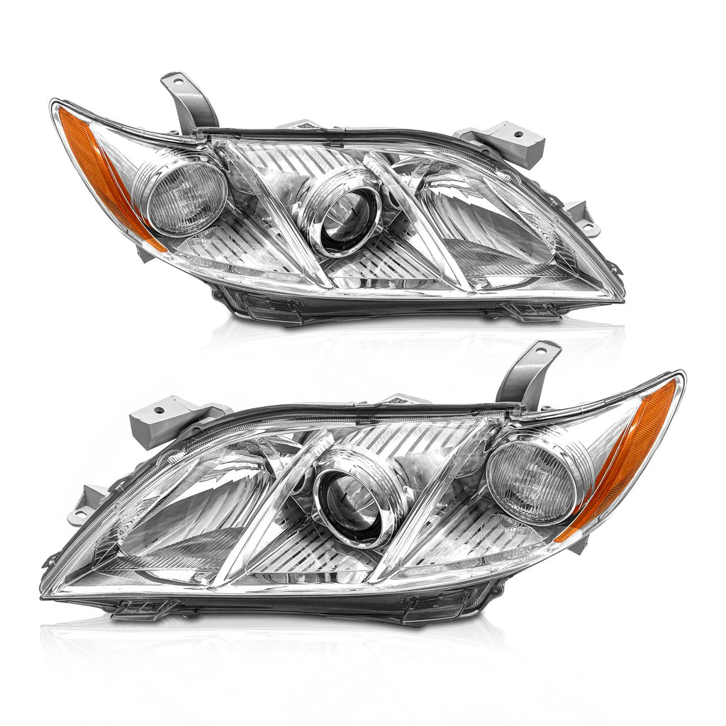 Toyota Camry Headlights Chrome Pair G965