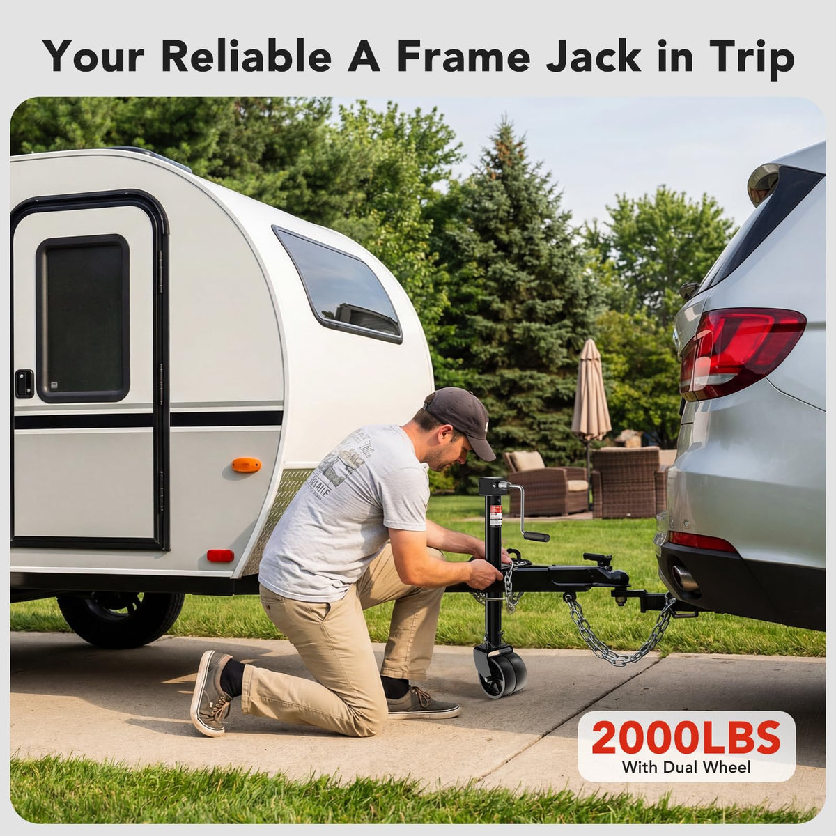 A-Frame Trailer Jack 2-in-1 T9892