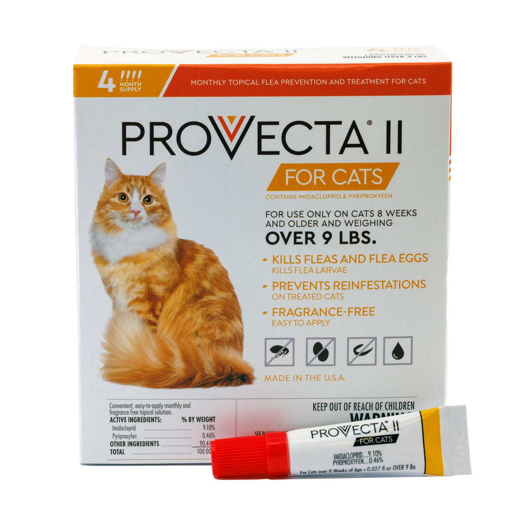Flea Treatment for Large Cats Over 9 lbs, 4-Month Supply Q882093