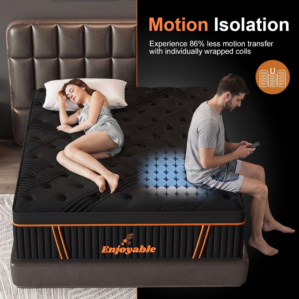 14 Inch Hybrid Full Size Mattress with Memory Foam & Pocket Springs C3767