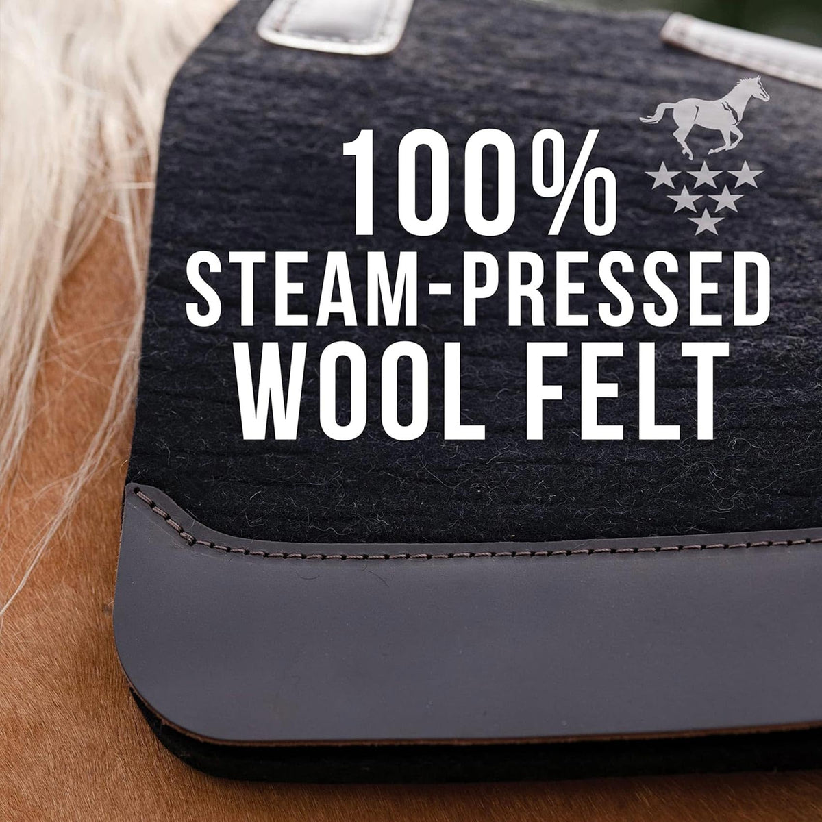100% Wool Felt Western Saddle Pad T870158