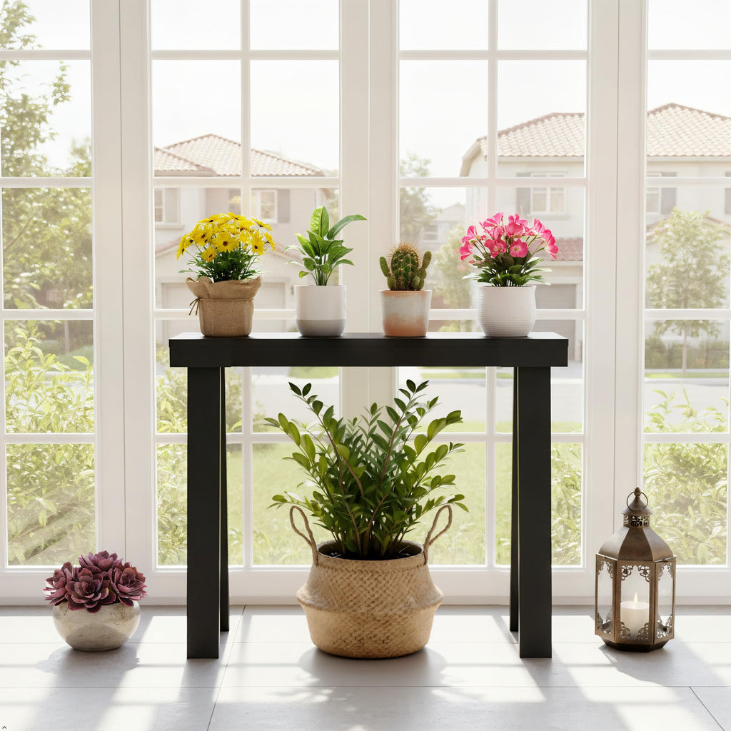 Black Console Table S393425