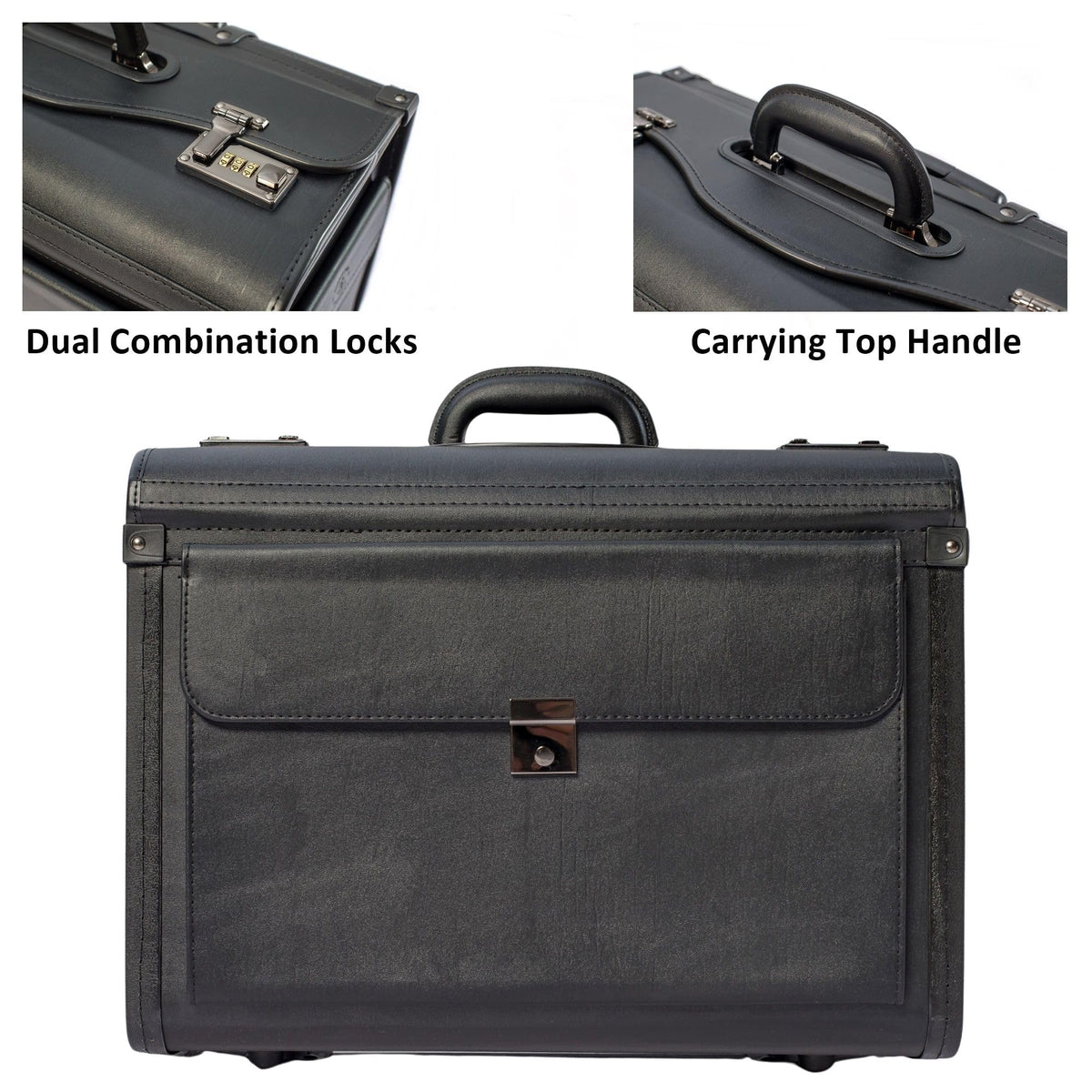 Wheeled Briefcase Rolling Case V690