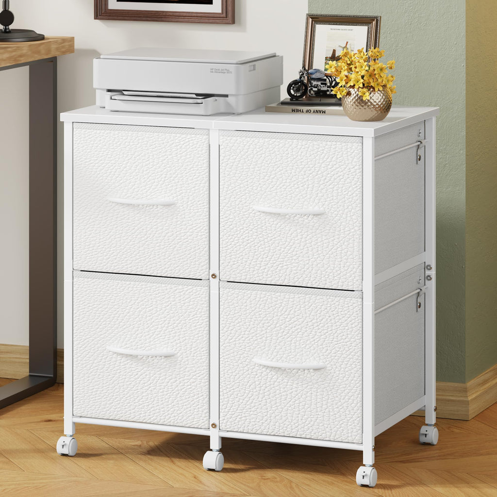 4 Drawer Mobile Lateral File Cabinet B251825