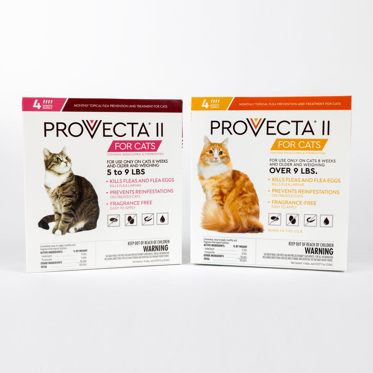 Flea Treatment for Large Cats Over 9 lbs, 4-Month Supply Q882093