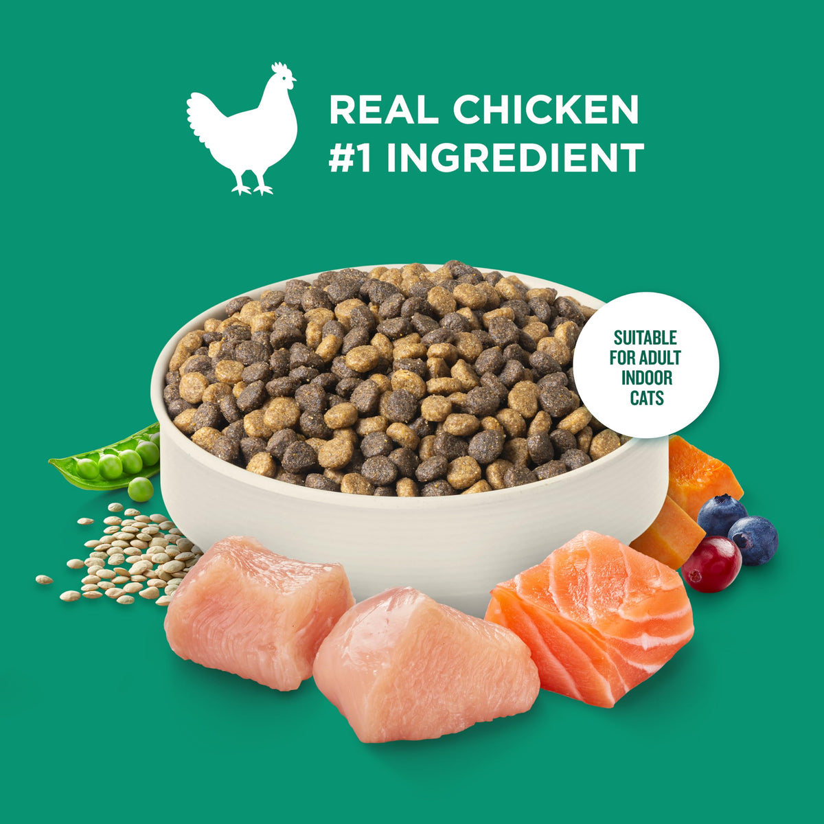 Indoor Complete Dry Cat Food 14 lb. Bag M3005