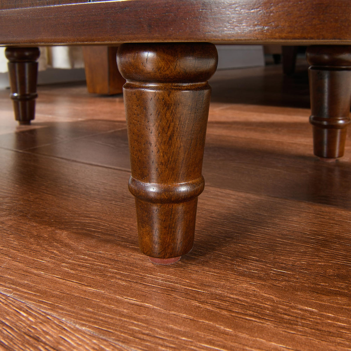 Solid Wood End Table with 2 Drawers V3967