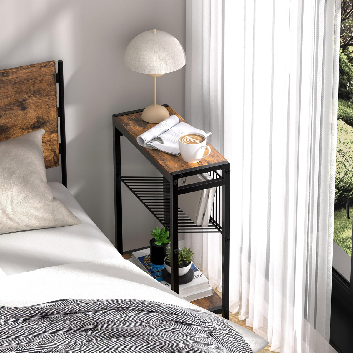 3-Tier Narrow Side Table Set of 2 K54038