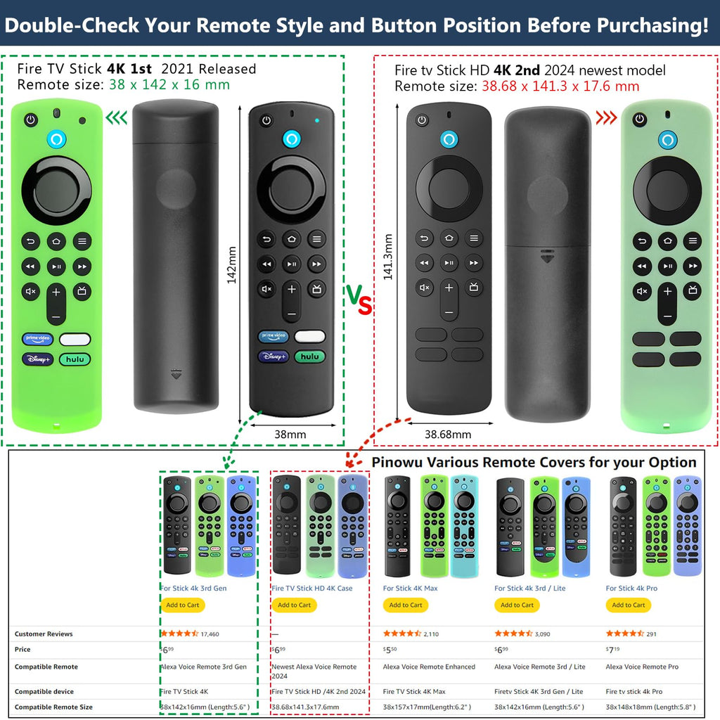 Silicone Remote Covers 3pcs Glow Green Blue Red T422