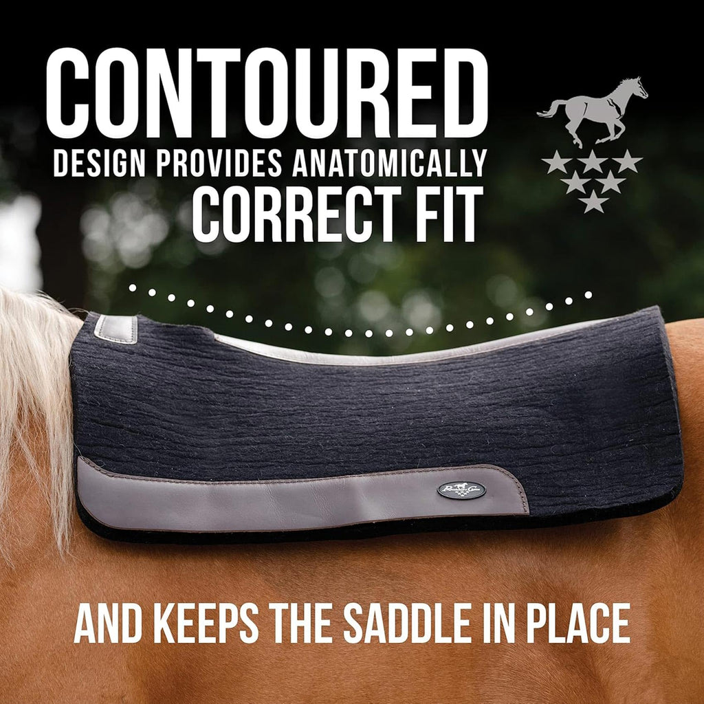 100% Wool Felt Western Saddle Pad T870158