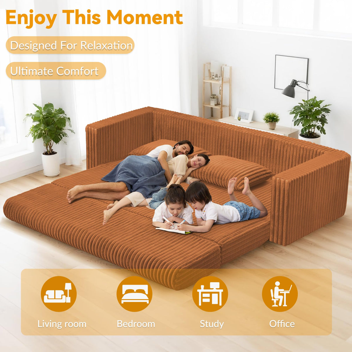 4-in-1 Convertible Sofa Bed K820950