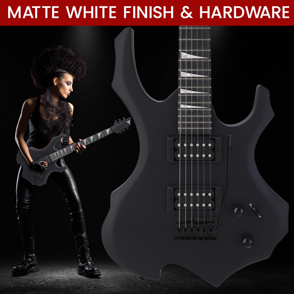 Black Electric Guitar with Amplifier Kit A2056