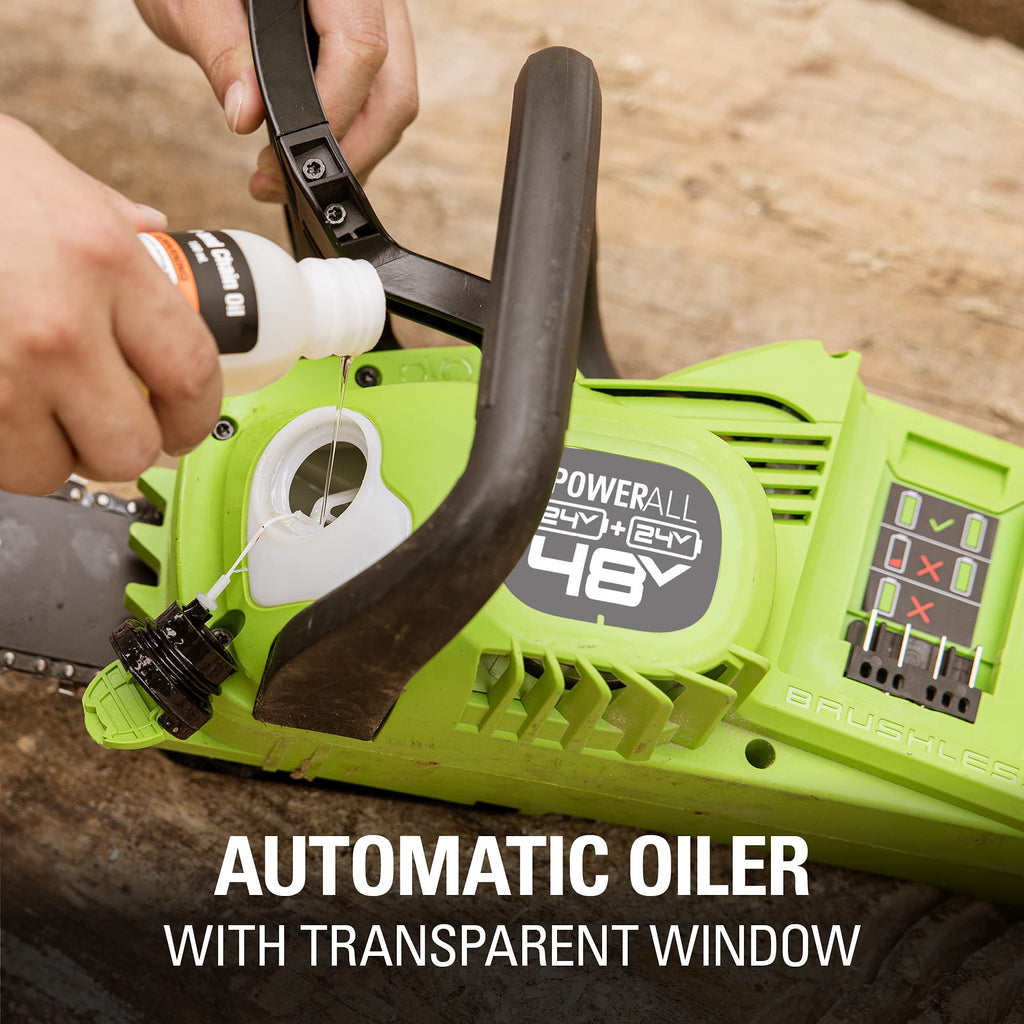 48V 16 in Cordless Electric Chainsaw F886584