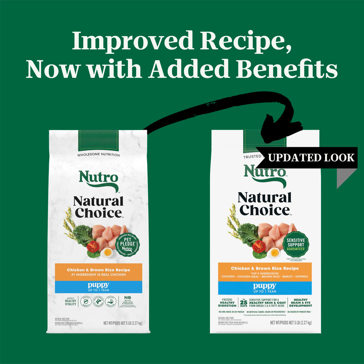 Puppy Dry Dog Food Chicken & Brown Rice 5 lb Q52253