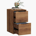 2 Drawer Wood File Cabinet with Hanging Bars Y870752
