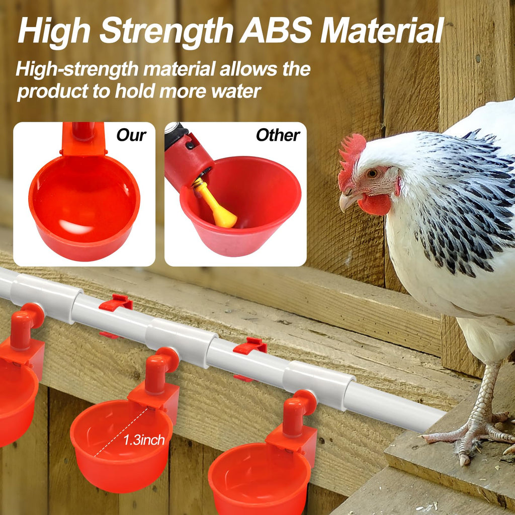 Automatic Chicken Waterer System Kit 58 PCS V458