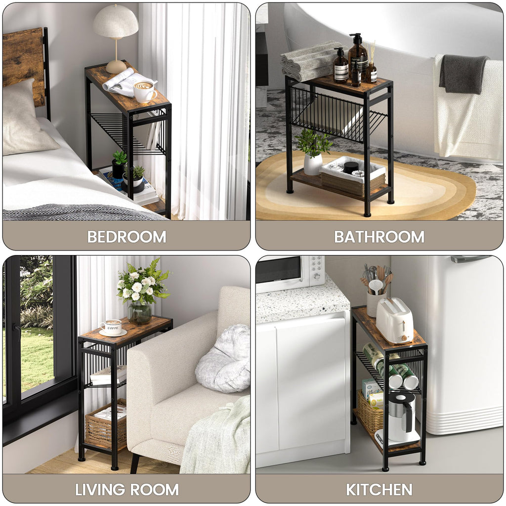 3-Tier Narrow Side Table Set of 2 K54038