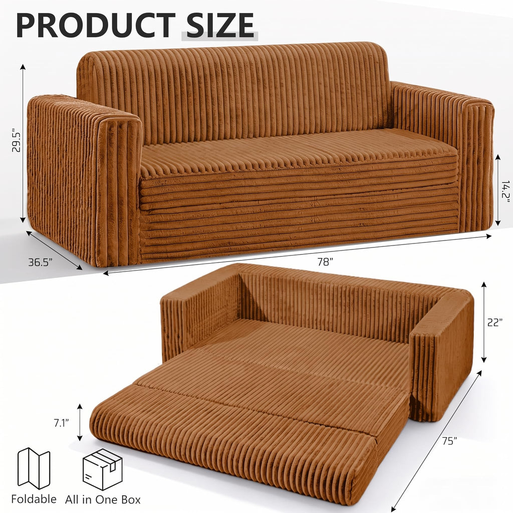 4-in-1 Convertible Sofa Bed K820950