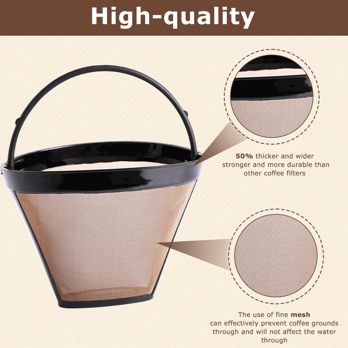 Reusable Coffee Filter 8-12 Cup B4677